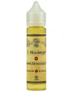 3 MONKEYS PREMIUM E-LIQUIDS - SWEET SAVANNAH