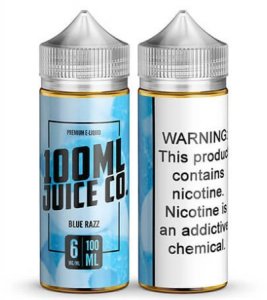 100ML JUICE CO - BLUE RAZZ