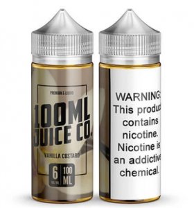 100ML JUICE CO - VANILLA CUSTARD