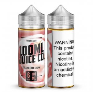 100ML JUICE CO - STRAWBERRY CREAM