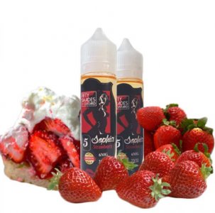 50 SHADES OF CUSTARD EJUICE - SOPHIA STRAWBERRY