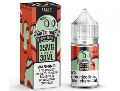 AIR FACTORY ELIQUID SALT - CRISP APPLE