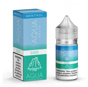 AQUA MENTHOL EJUICE SALTS - GLACIER