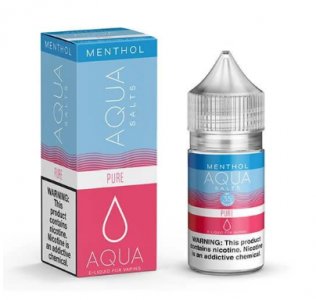 AQUA MENTHOL EJUICE SALTS - PURE