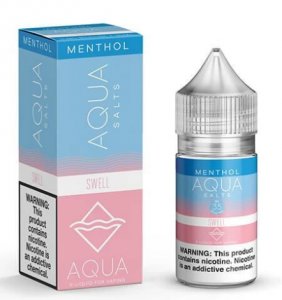 AQUA MENTHOL EJUICE SALTS - SWELL