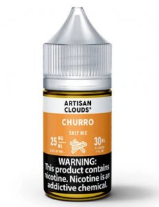 ARTISAN CLOUDS EJUICE SALTS - CHURRO
