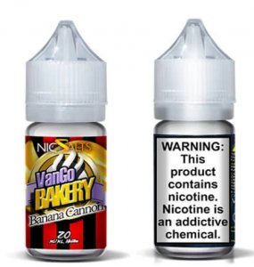 BAKERY EJUICE BY VANGO VAPES SALT - BANANA CANNON