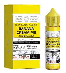 BASIX SERIES BY GLAS E-LIQUID - BANANA CREAM PIE