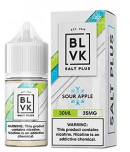 BLVK UNICORN SALT PLUS - SOUR APPLE ICE