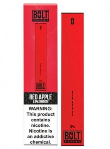 BOLT - DISPOSABLE VAPE DEVICE - RED APPLE