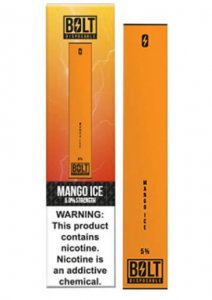 BOLT - DISPOSABLE VAPE DEVICE - MANGO ICE