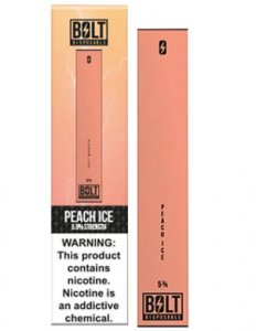 BOLT - DISPOSABLE VAPE DEVICE - PEACH ICE