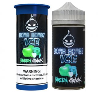 BOMB BOMBZ PREMIUM E-LIQUID - GREEN CRACK ICE