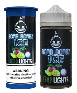 BOMB BOMBZ PREMIUM E-LIQUID - NORTHERN LIGHTS ICE