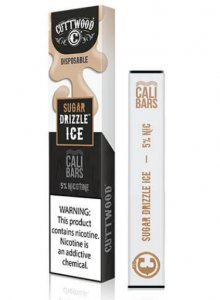 CALI BARS X CUTTWOOD - DISPOSABLE VAPE DEVICE - SUGAR DRIZZLE ICE
