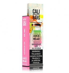 CALI BARS X JUICE HEAD - DISPOSABLE VAPE DEVICE - WATERMELON LIME FREEZE