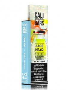CALI BARS X JUICE HEAD - DISPOSABLE VAPE DEVICE - BLUEBERRY LEMON FREEZE