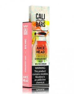 CALI BARS X JUICE HEAD - DISPOSABLE VAPE DEVICE - STRAWBERRY KIWI FREEZE