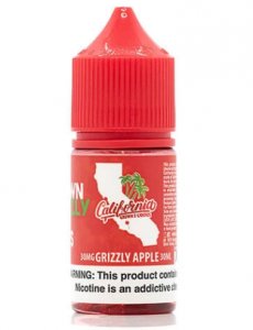 CALIFORNIA GROWN E-LIQUIDS SALTS - GRIZZLY APPLE SALT