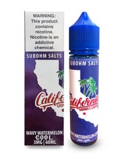 CALIFORNIA GROWN E-LIQUIDS COOL SERIES - WAVY WATERMELON COOL