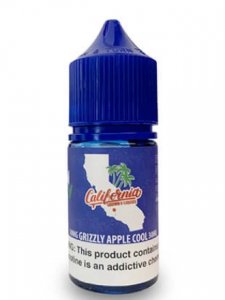 CALIFORNIA GROWN E-LIQUIDS COOL SERIES SALTS - GRIZZLY APPLE COOL