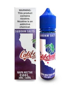 CALIFORNIA GROWN E-LIQUIDS COOL SERIES - NAPA NECTAR COOL