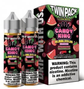 CANDY KING EJUICE BUBBLEGUM COLLECTION - STRAWBERRY WATERMELON