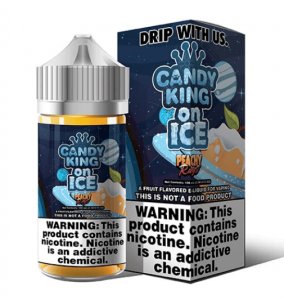 CANDY KING ON ICE EJUICE - PEACHY RINGS ON ICE