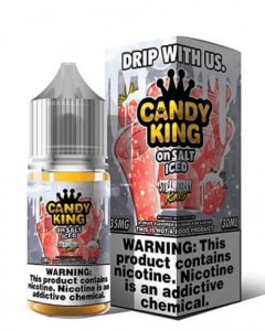 CANDY KING ON SALT ICED - STRAWBERRY ROLLS