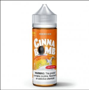 CINNABOMB PREMIUM EJUICE - CINNABOMB PEACH COBBLER