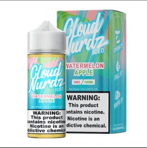 CLOUD NURDZ EJUICE - WATERMELON APPLE ICED