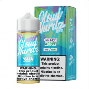 CLOUD NURDZ EJUICE - GRAPE APPLE ICED