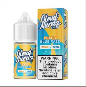 CLOUD NURDZ EJUICE SALT - PEACH BLUE RAZZ