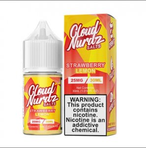 CLOUD NURDZ EJUICE SALT - STRAWBERRY LEMON