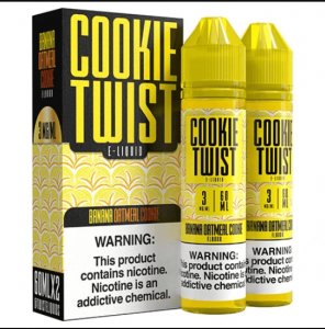 COOKIE TWIST E-LIQUIDS - BANANA OATMEAL COOKIE