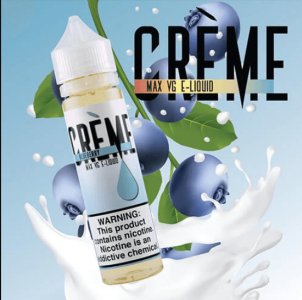 CRÈME E-LIQUID - BLUEBERRY CREME