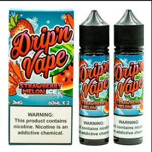 DRIP N VAPE - STRAWBERRY MELON ON ICE ELIQUID