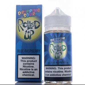 DRIPPING SOUR ELIQUID - ROLLED UP BLUE RASPBERRY
