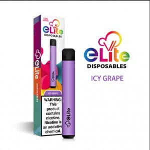 ELITE DISPOSABLES - DISPOSABLE VAPE PEN - ICY GRAPE