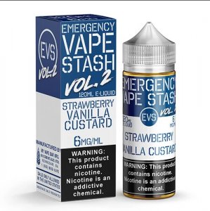 EMERGENCY VAPE STASH VOL 2 - STRAWBERRY VANILLA CUSTARD