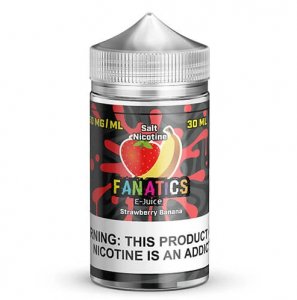 FANATICS E-JUICE SALT NIC - STRAWBERRY BANANA