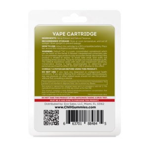 Chill Plus Delta-8 Vape Cartridge - Sour Diesel - 900mg (1ml)