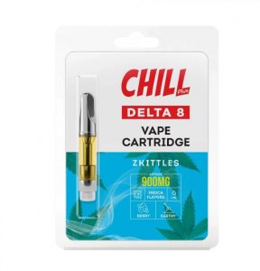 Chill Plus Delta-8 Vape Cartridge - Zkittles - 900mg (1ml)