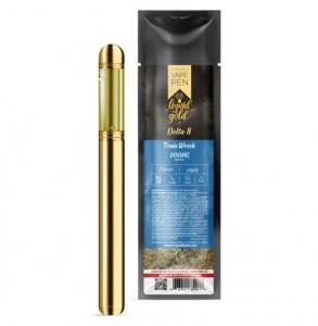 Liquid Gold Delta-8 Vape Pen - Train Wreck - 900mg 1 2 3 4 5
