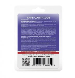 Chill Plus Delta-8 Vape Cartridge - Grape Ape - 900mg (1ml)