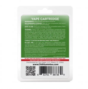 Chill Plus Delta-8 Vape Cartridge - Green Crack - 900mg (1ml)