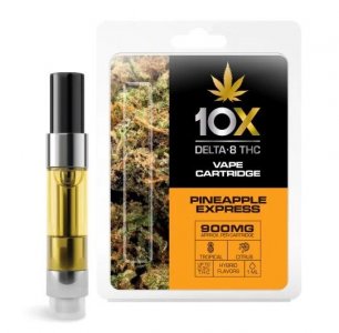 10X Delta-8 THC - Pineapple Express Vape Cartridge - 900mg (1ml)