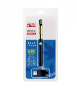 Chill Plus CBD Delta-8 - Disposable Vaping Pen - Blue Dream - 900mg (1ml)
