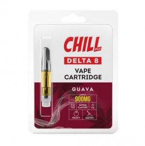 Chill Plus Delta-8 Vape Cartridge - Guava - 900mg (1ml)
