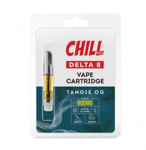 Chill Plus Delta-8 Vape Cartridge - Tangie OG - 900mg (1ml)